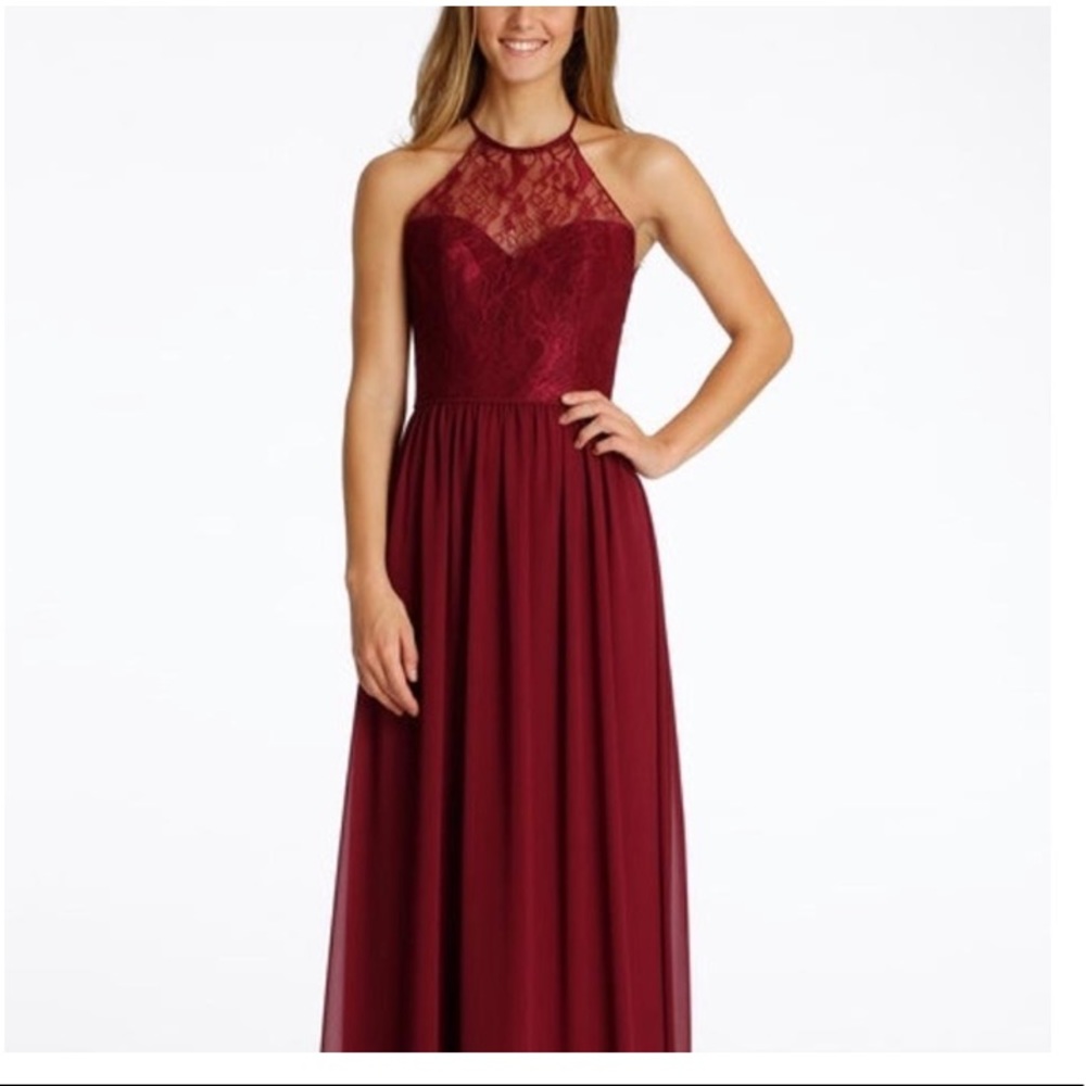 Hayley Paige Occasions Style: 5613; Burgundy